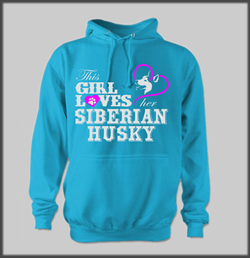 Girl Loves Husky Hoody
